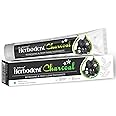 Herbodent® Charcoal Toothpaste - 6.53 Oz Pack of 1 | Whitens Teeth & Fresh Breath | No Bleach, No Fluoride | Activated Bamboo Charcoal & Organic Herbs -Wheat Germ Oil, Thyme Oil, Clove Oil