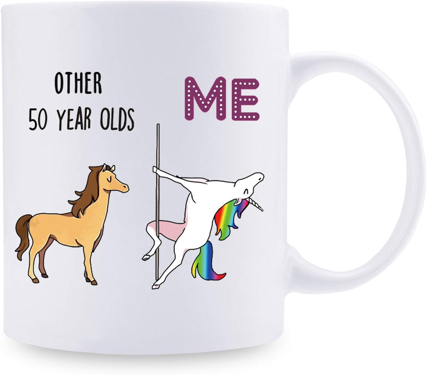 50th Birthday Gifts for Women - 1969 Birthday Gifts for Women, 50 Years Old Birthday Gifts Coffee Mug for Mom, Wife, Friend, Sister, Her, Colleague, Coworker - 11oz