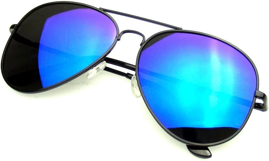 Sunglasses Vintage Mirror Lens New Men Women Fashion Frame Retro Pilot