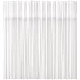 [Individually Wrapped] 100 Pcs Clear Flexible Plastic Straws, Disposable Bendy Straws, 8.26" Long and 0.23'' Diameter, BPA-Free
