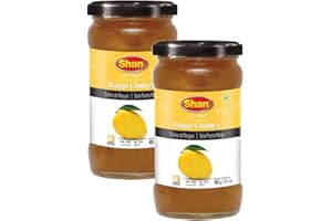Shan Mango Chutney 14.1 oz (400g) - Tasty Accompaniment from Fresh Mango - Delicious and Zestful Dipping Sauce - Suitable for