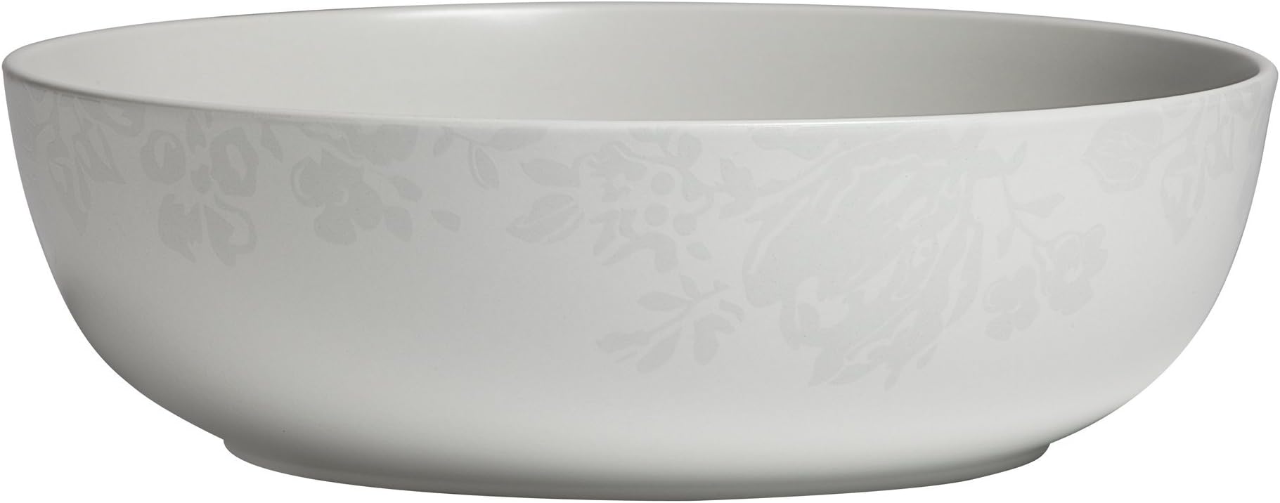 Monique Lhuillier for Royal Doulton Bliss Casual 14-Inch Serving Bowl, Gray