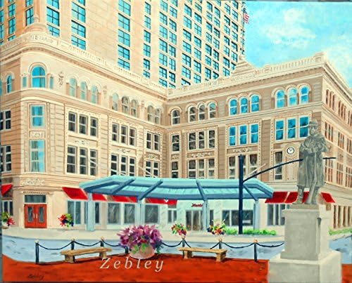 Watt and Shand Print, Giclee from Original Painting of Historic Department Store, Marriott Lancaster Wedding Venue