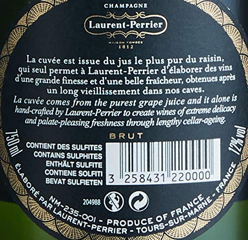 Laurent Perrier Brut Champagner mit Geschenkverpackung – Bild 8