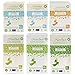 Natratouch Organic Cotton Sanitary Pads and Panty Liners - Sampler Pack -6 sizes (22 pieces)