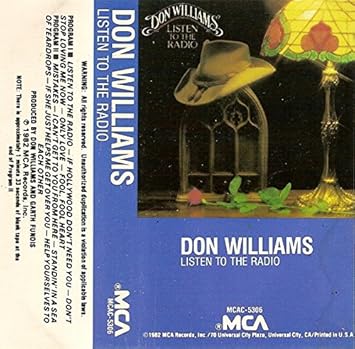 Don Williams Listen To The Radio Amazon Com Music