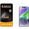 Supershieldz (3 Pack) Designed for iPhone 14 / iPhone 13 / iPhone 13 Pro (6.1 inch) Tempered Glass Screen Protector, Anti Scratch, Bubble Free