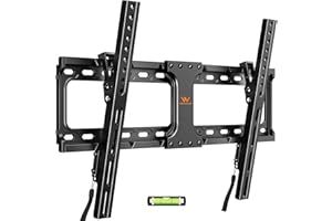 IWORKBOARD 55 65 75 85 inch Tilting TV Wall Mount for 32-90 '' TVs, Low Profile TV Mount Bracket, Safe Lock & Quick Release, Max VESA 600x400mm, 24 inch Studs,132 lbs, Fit Most 55+ 75+ 85+ 86 TVs