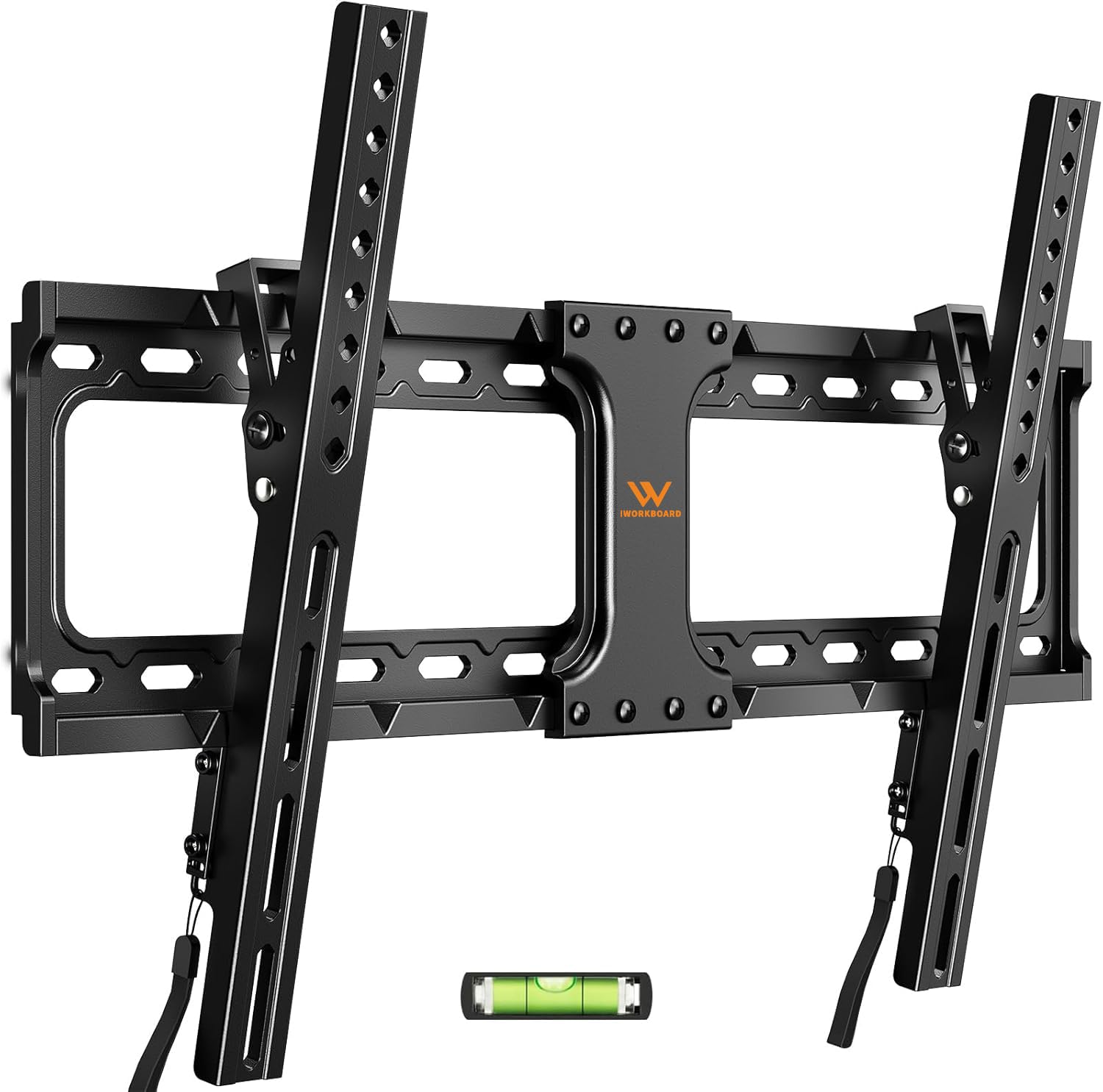 Photo 1 of IWORKBOARD 55 65 75 85 inch Tilting TV Wall Mount for 32-90 '' TVs, Low Profile TV Mount Bracket, Safe Lock & Quick Release, Max VESA 600x400mm, 24 inch Studs,132 lbs, Fit Most 55+ 75+ 85+ 86 TVs