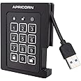 Apricorn 4TB Aegis Padlock SSD 256-Bit, FIPS 140-2 Level 2 Validated Ruggedized USB 3.0 Encrypted External Portable Drive (ASSD-3PL256-4TBF)