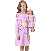 Bow Dream Girl Dress Cute and Matching American Girl Doll Clothes for Girls Pink Strawberry