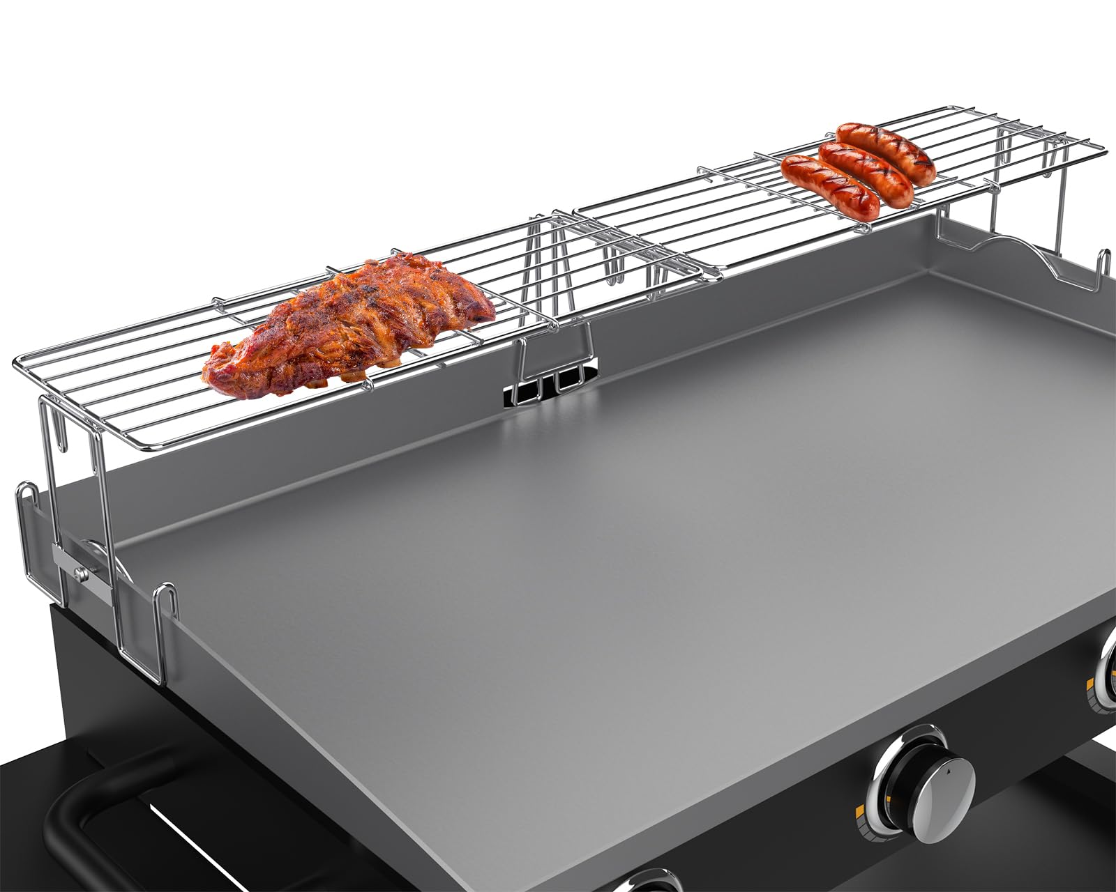 Photo 1 of WEBROIL Universal Griddle Warming Rack for Blackstone 36 28 22 17 inch Griddle Accessories, Adjustable Rack for Weber and Most Flattop Grills, Griddle Cooling Rack for Blackstone 2149 1984 1554 GrillLPNPMEX8937343
