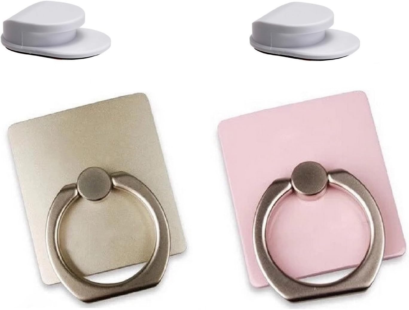 Bonday Universal Ring Finger Stainless Holder Mounts Stand with Hook for Iphone 5 6 6s Plus Lg Samsung S6