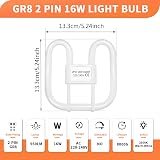 Akynite 16W 2D Square GR8 2-Pin Warm White 3500K CFL Lamp 230V view 5