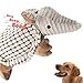 oneisall Durable Dog Squeaky Chew Toys Plush Puppy Toy Armadillo for Dog Cat
