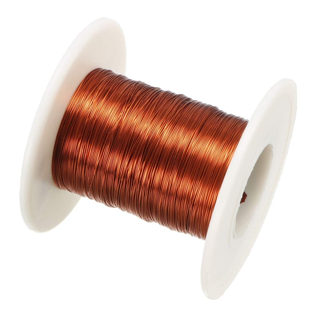 sourcing map 0.21mm Dia Magnet Wire Enameled Copper Wire Winding Coil 164ft Length Widely Used for Transformers Inductors