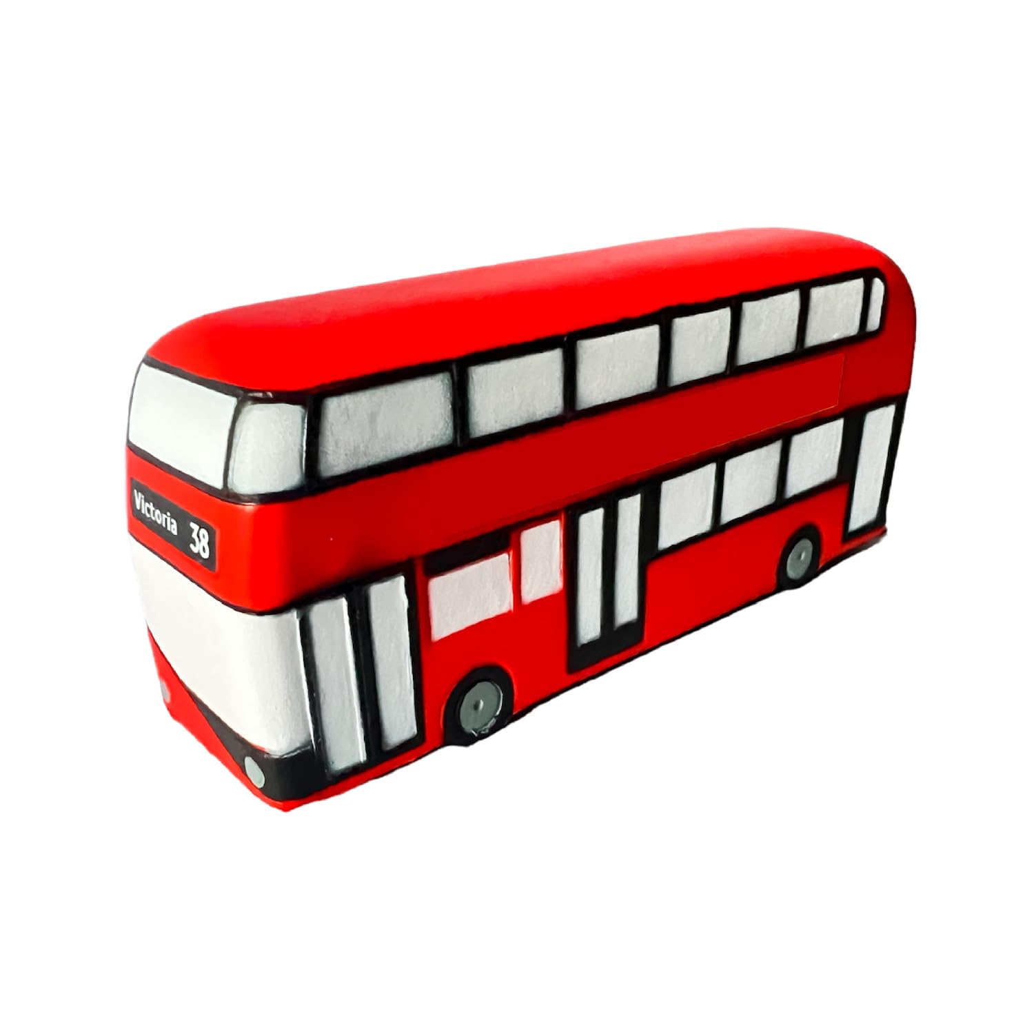 Officially Licensed Routemaster London Bus Fidget Toy - Squishy Foam Stress Reliever - Iconic British souvenir gift for adults and kids