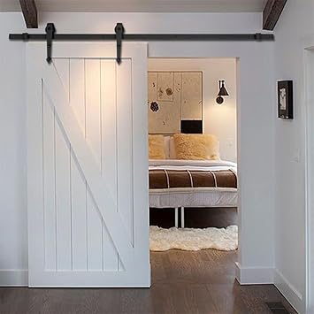 6ft Sliding Door Pulley Rail Pulley Suspended Rail Pulley System