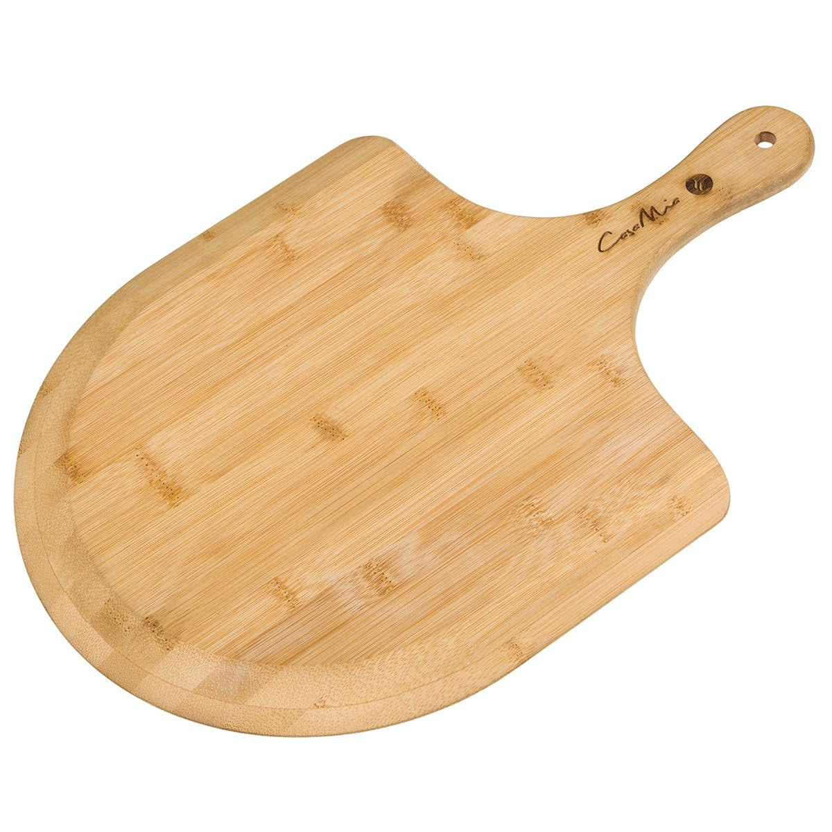 Casa Mia Bamboo Pizza Peel - Natural, Stylish Tool for Effortless Pizza Handling and Serving