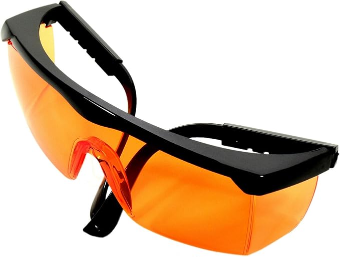 HQRP Orange Tint Lightweight Safety Glasses / Goggles for