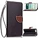 7 Plus, iPhone 7 Plus Wallet Case, Carryberry iPhone 7 Plus Leather Wallet Case,PU Leather Stand and Card Holders Painting Pattern Wallet Phone Cover for iPhone 7 Plus,Black