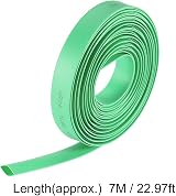 Sourcing Map Heat Shrink Tubing 8mm 2:1 7m Green 1000V Cable Sleeve view 4