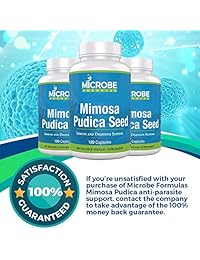 Fórmulas de microbios: Mimosa Pudica - Soporte intestinal - 120 cápsulas - Soporta desintoxicación -...