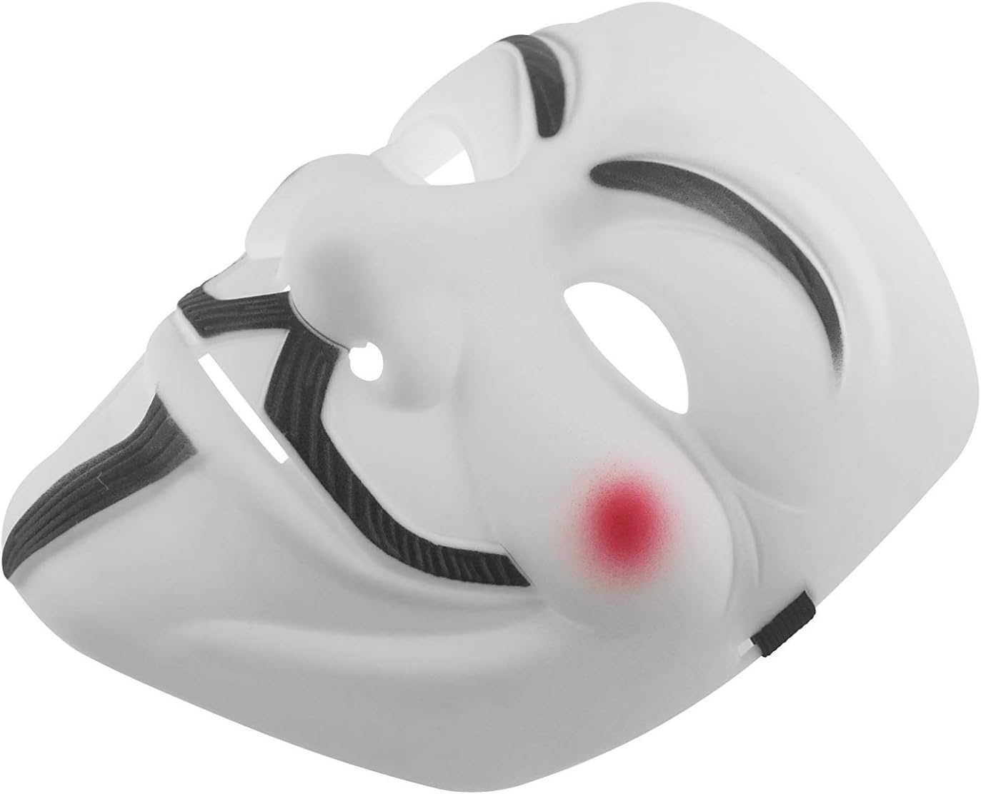 Udekit Hacker Anonymous Mask V For Vendetta Mask For Kids Women Men Halloween Party Costume Cosplay, 4 Piece Set, 17 x 20 x 10 cm - Image 4