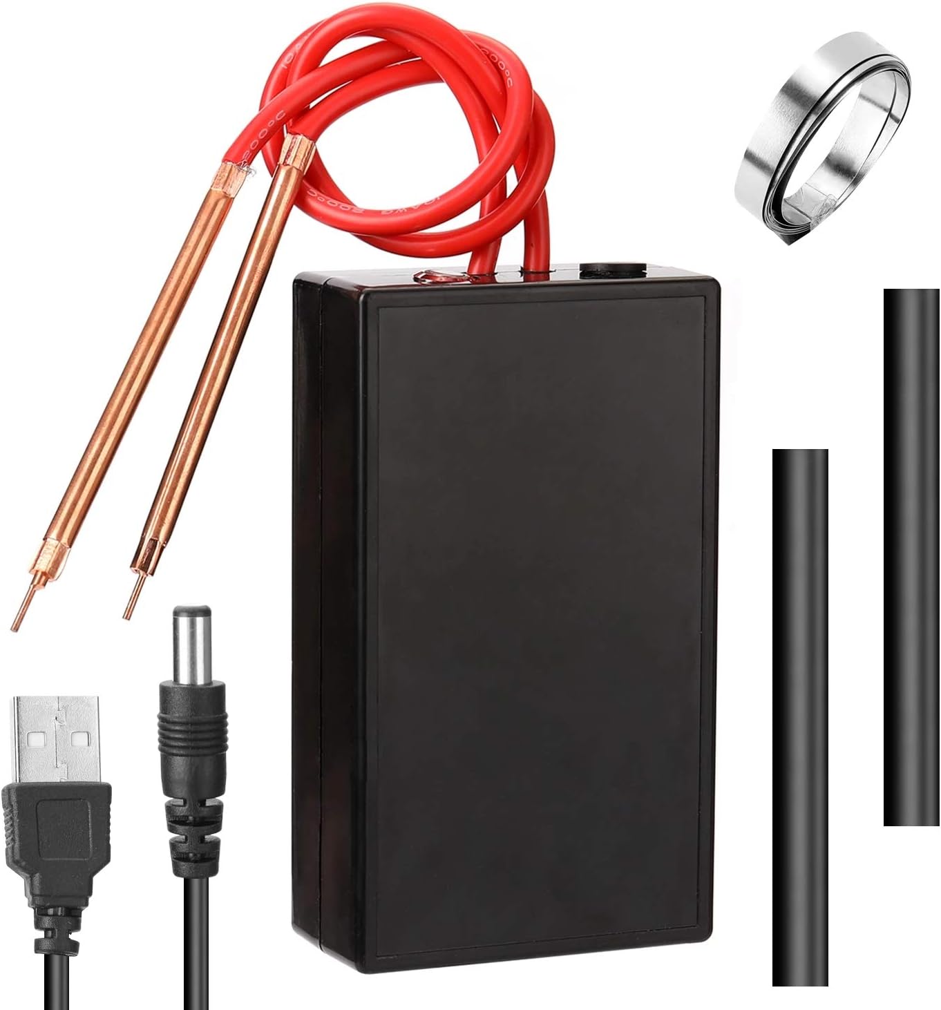Mini Spot Welder, 18650 Battery Handheld Spot Welder 6 Gear Adjustable Mini Spot Welder Machine with Spot Welding Pen and Nickle Sheet for 18650 Battery for Craftsman/Beginner (Spot Welder A) - - 