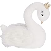 Lambs & Ivy Signature Swan Princess Plush White Stuffed Animal Toy - Princess