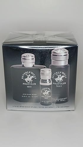 Beverly Hills Polo Club Piece Gift Set for Men includes Cologne