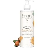 Babo Botanicals Sensitive Baby Fragrance-Free 2-in-1 Shampoo &amp; Wash - Shea Butter, Calendula &amp; Aloe Vera - EWG Verified - Cruelty-Free - Vegan - Pediatrician Tested - For Babies &amp; Kids