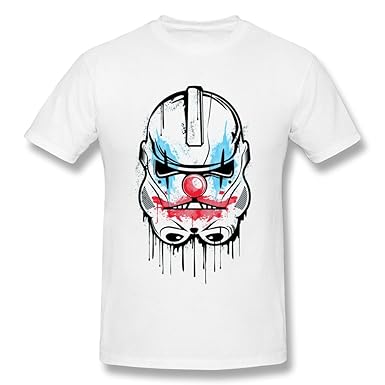 Amazon Co Jp 顔春 メンズ 2016 夏 ピエロと戦士のヘルメット 半袖t