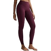 RUNNING GIRL No Front Seam Leggings for Women 25" Inseam, High Waisted Seamless Buttery Soft Yoga Pants