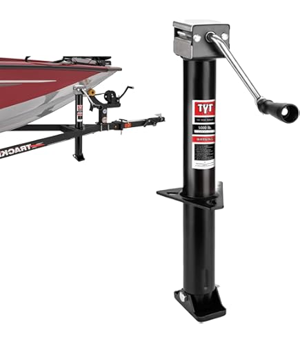ROCK AND READ 091〜95 BULLDOG | 155032 | Round Trailer Jack, A-Frame, 5,000 lbs