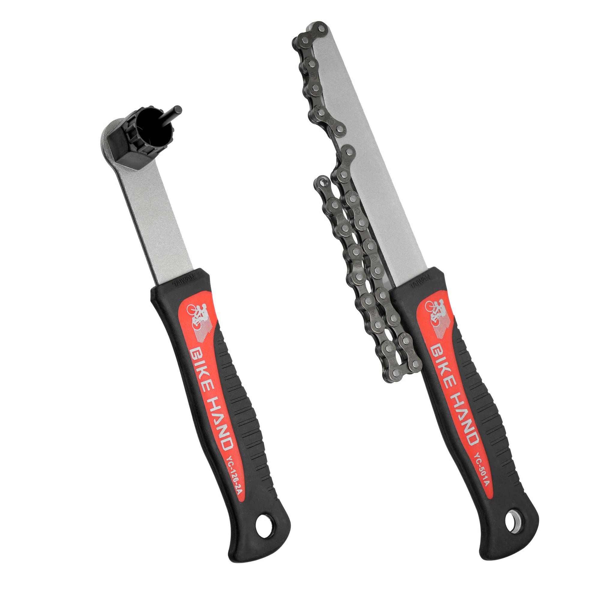 BIKEHAND Bicycle Bike Compatible with Shimano Cassette Turner Install Rotor Lockring Removal Chain Whip Tool Kit