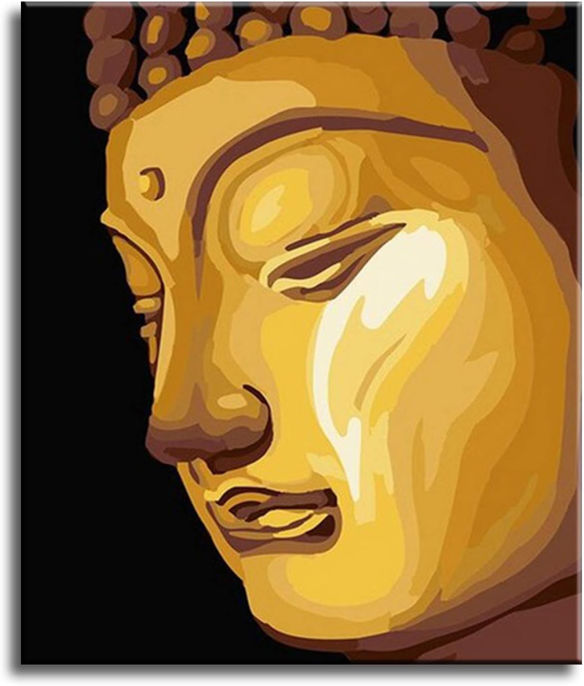 Shukqueen Paint by Number, DIY Oil Painting for Adults, Kids, Beginner's, 16X20 Inch, Frameless
