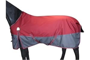 BARN & STABLE 600Denier 3000mm/3000mvp Super Waterproof & Breathable Horse Blankets for Winter with 200g Fill
