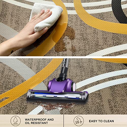 Artnice Mat for Standing Desk One Piece, Modern Abstract Design Anti Fatigue Mats for Kitchen Floor,Waterproof Memory Foam Kitchen Rugs,Cushioned Comfort Mat for Home & Office, 17.5\