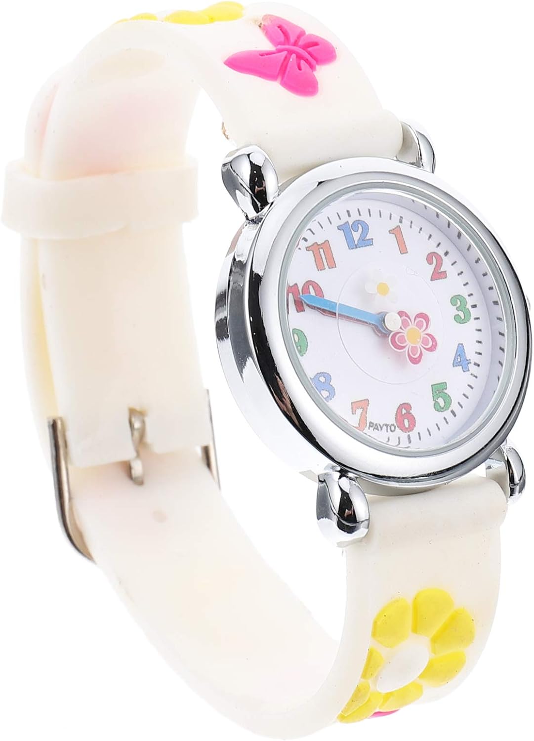 Watch Supply Creative Cartoon Kids Watches Flowers Pattern Children Wristwatch Festival Gift