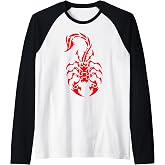 Tribal Scorpion Raglan Baseball Tee