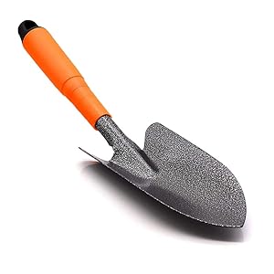 Meccion Garden Trowel, Heavy Duty Garden Shovel with Ergonomic Comfort Grip & Rust Resistant, Professional Gardening Tool for Weeding, Transplanting and Digging in Garden Beds