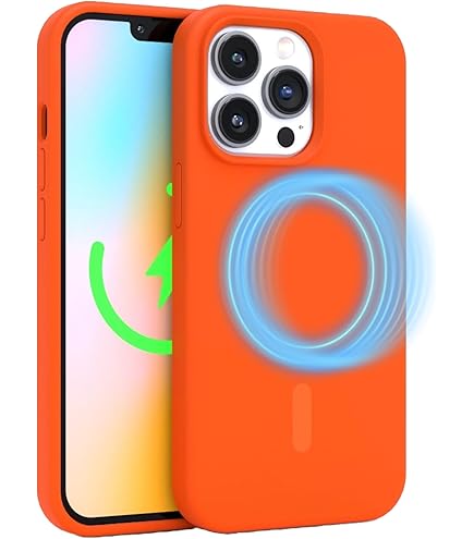 Amazon.com: FELONY CASE - Neon Orange Crystal Clear Phone Case for