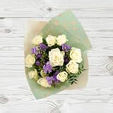 All Occasions Rose & Freesia Bouquet with White Roses Gift view 2