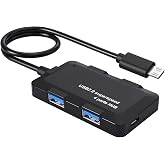 AreMe Micro USB OTG Hub Adapter with 4 USB Ports + Power Port | Micro USB OTG Cable for Fire Stick 4K, Raspberry Pi Zero and Android Tablet, Phone