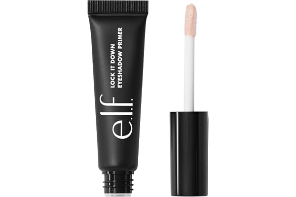 e.l.f. Lock It Down Eyeshadow Primer, Smooth Creamy Eye Makeup Primer For Long-Lasting Eyeshadow, Intensifies Color, Helps Pr