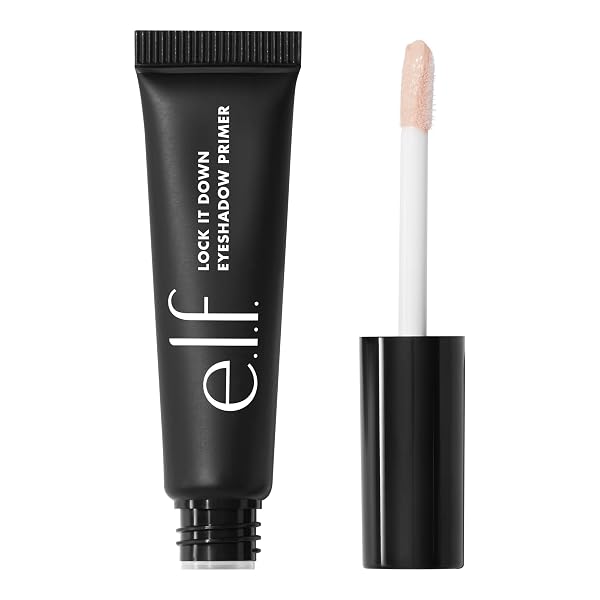 E.L.F. LOCK IT DOWN EYESHADOW PRIMER, SMOOTH, CREAMY PRIMER FOR LONG-LASTING EYESHADOW, INTENSIFIES LIQUID & POWDER COLOR, VEGAN & CRUELTY-FREE