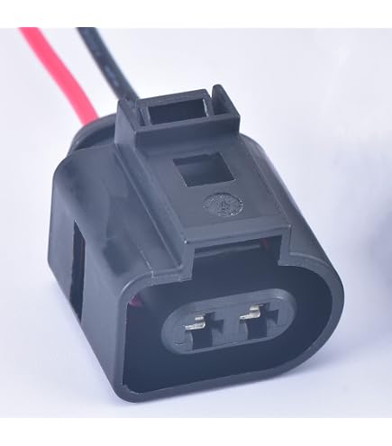 Hisports Compatible A4 Connecteur Capteur Température HISports 2 Broches - Compatible A4, A6, A8, Q5, Q7, VW Jetta Réparation Sonde Température