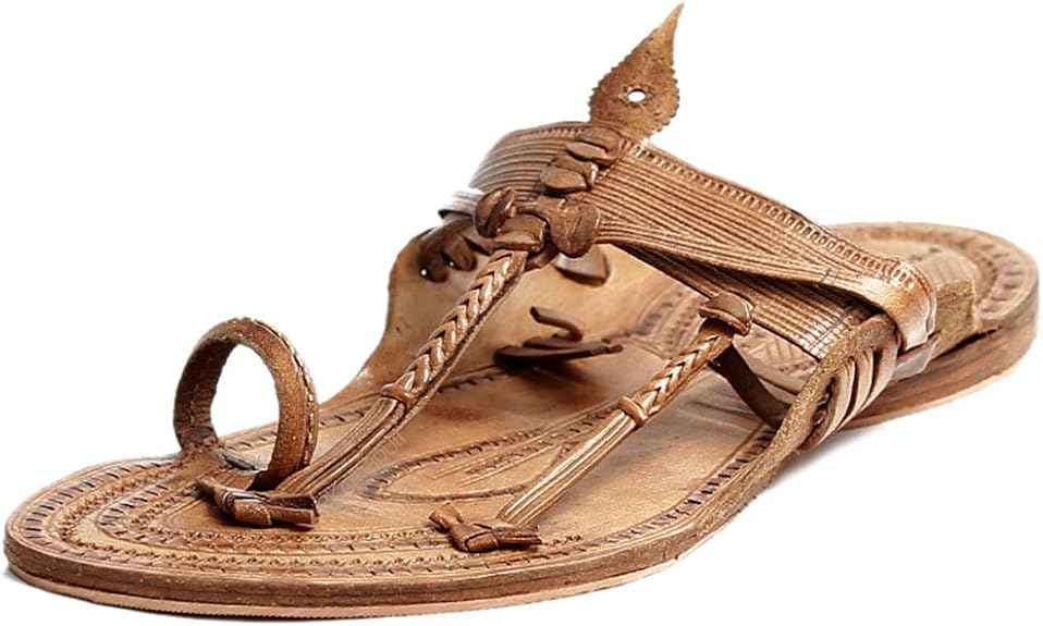 leather chappals for mens amazon