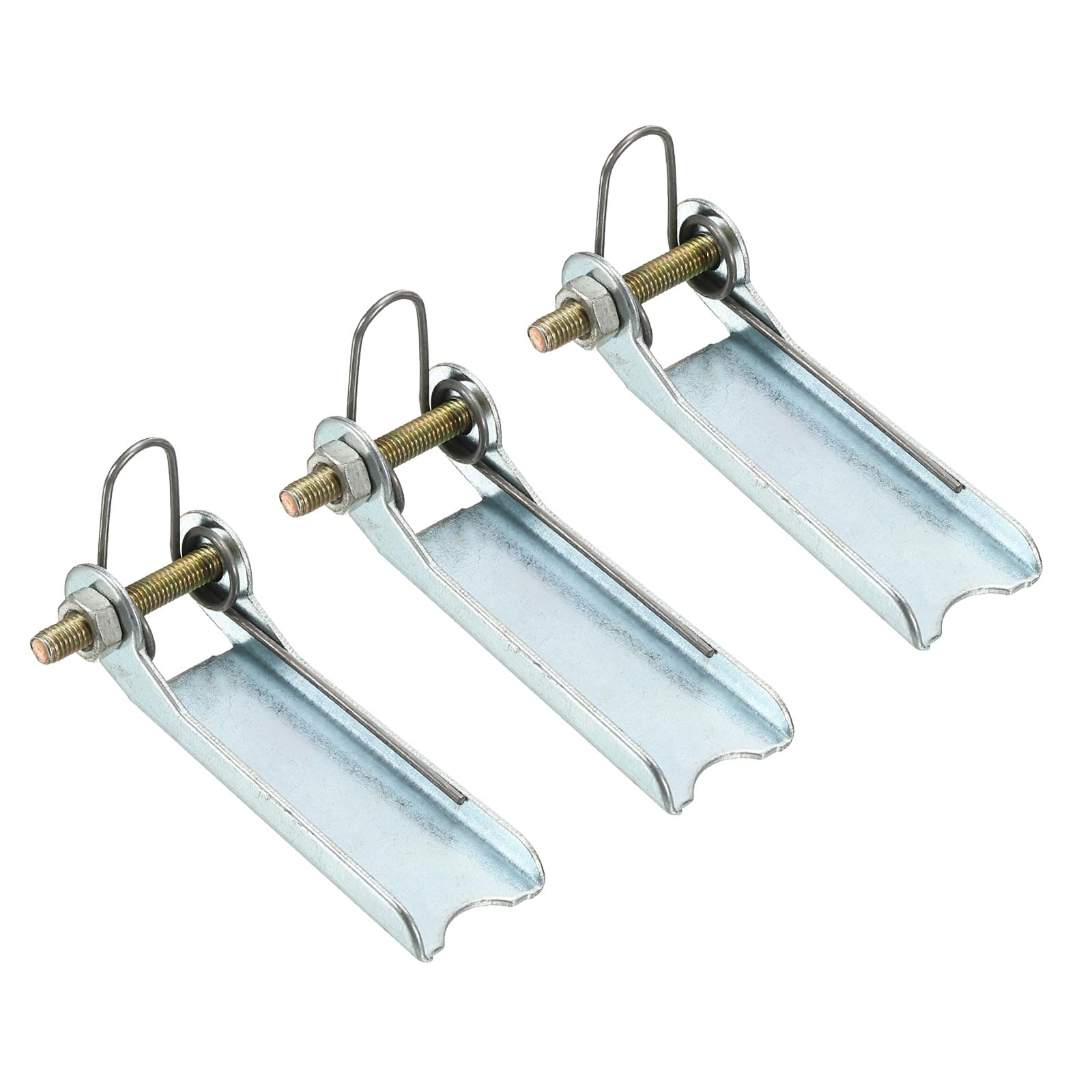 PATIKIL 1.7 Inch Replacement Hooks Latch, 3 Pack Metal Towing Receiver Hitch for Clevis Hook Trailer, Silver